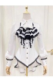 Little Dipper Point Collar Long Sleeve Short and Long Blouse(6th Reservation/13 Colours/Full Payment Without Shipping)